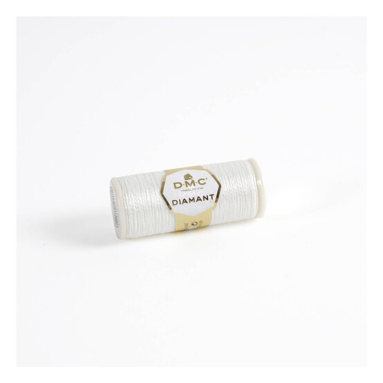 DMC White Diamant Metallic Thread 35m (D5200) image number 1
