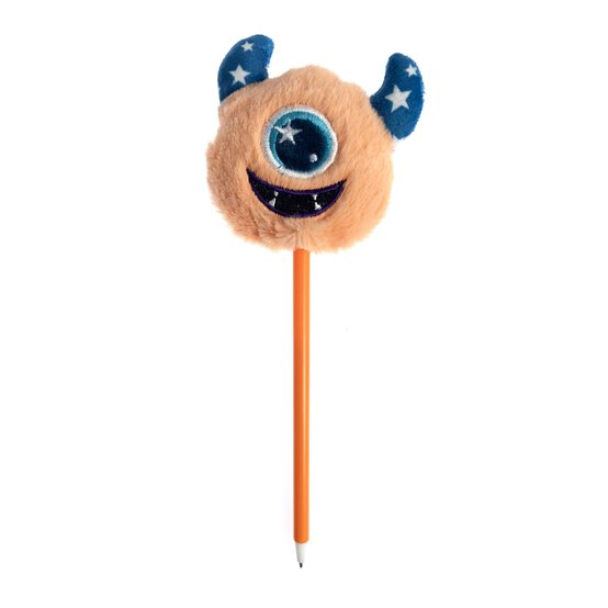 Orange Monster Plush Pen image number 1
