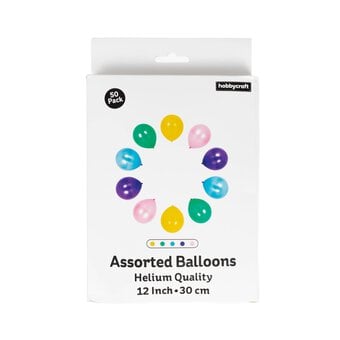 Pastel Latex Balloons 50 Pack image number 3