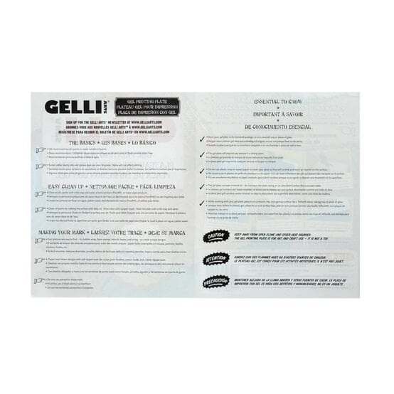 Gelli Arts Gel Printing Plate 8 x 10 Inches image number 4