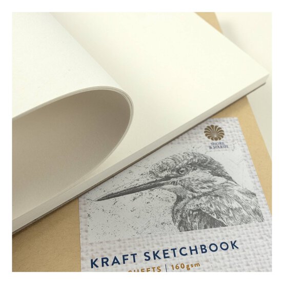 Shore & Marsh Landscape Kraft Sketchbook A4 60 Sheets image number 3