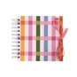Spiral Bound Striped Scrapbook 6 x 6 Inches image number 1