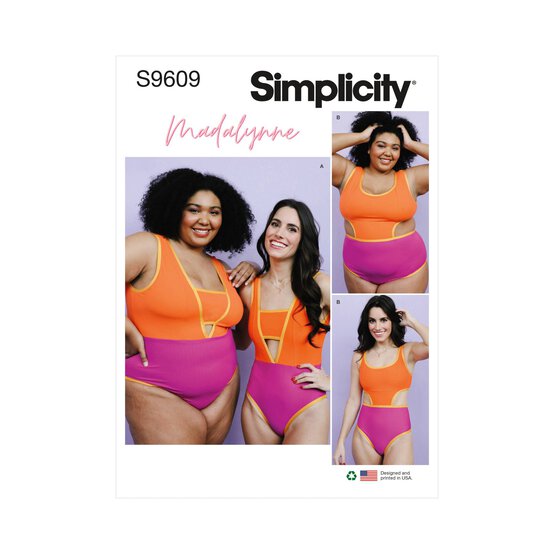 Simplicity Women&rsquo;s Swimsuit Sewing Pattern S9609  image number 1