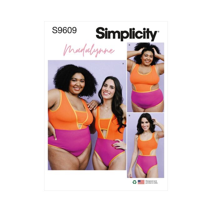 Simplicity Women’s Swimsuit Sewing Pattern S9609  image number 1