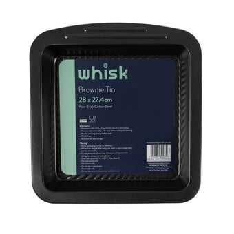 Whisk Non-Stick Carbon Steel Brownie Tin image number 5