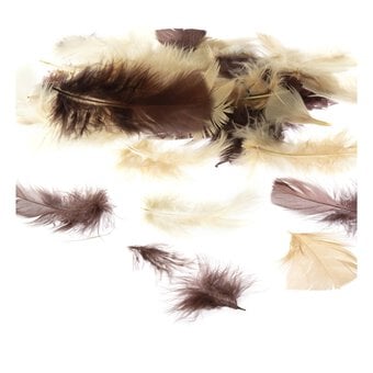 Natural Craft Feathers 5g