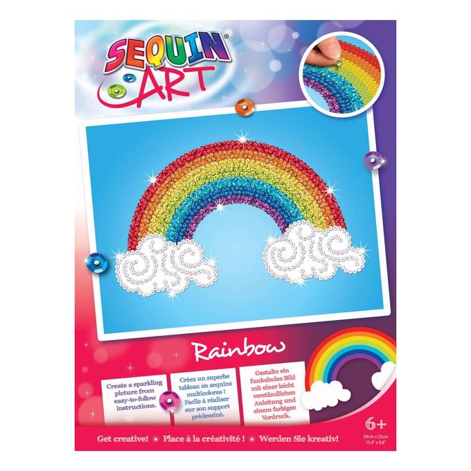 Rainbow Sequin Art Kit image number 1
