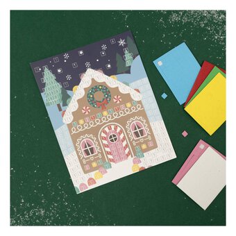 Make Your Own Gingerbread House Mosaic Kit