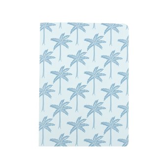 Tiki Beach Palm Tree Soft Cover Notebook A6