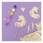 Make Your Own Wooden Unicorns Kit 2 Pack image number 2