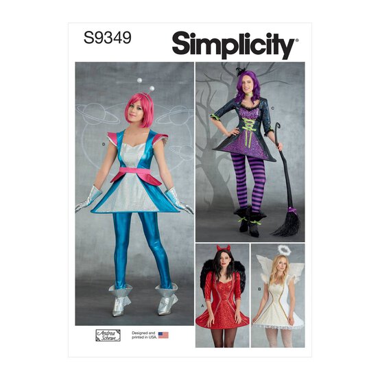 Simplicity Women’s Costume Sewing Pattern S9349 (6-14) image number 1