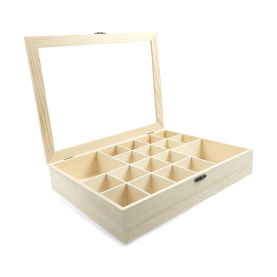 Wooden Selection Tray 40cm x 30cm x 7.5cm image number 3