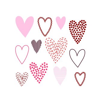 Mini Hearts Embroidery Kit