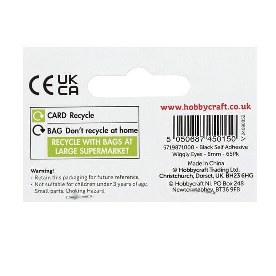 Googly Eyes 8mm 65 Pack image number 5