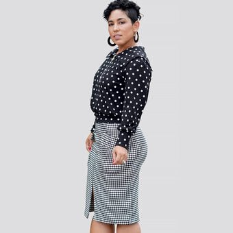 Simplicity Knit Top and Skirt Sewing Pattern S9182 (16-24) image number 3