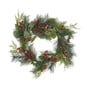 Fir Cone and Red Berry Wreath 48cm image number 1
