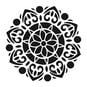 Cadence Mandala Home D&eacute;cor Stencil 25cm x 25cm image number 2