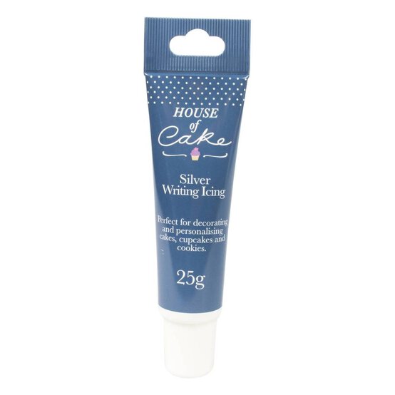 House Of Cake Silver Writing Icing : 25G