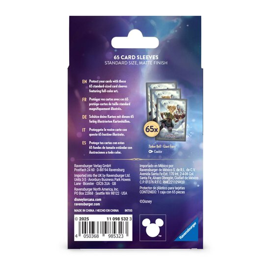 Disney Lorcana Tinkerbell Card Sleeves 65 Pack image number 3