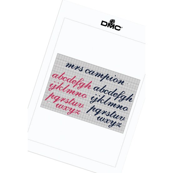 FREE PATTERN DMC Script Cross Stitch 0115 image number 7