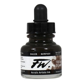 Daler-Rowney Sepia FW Artists Ink 29.5ml