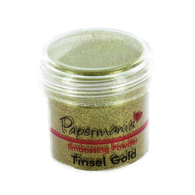 Papermania Tinsel Gold Embossing Powder 28g image number 1