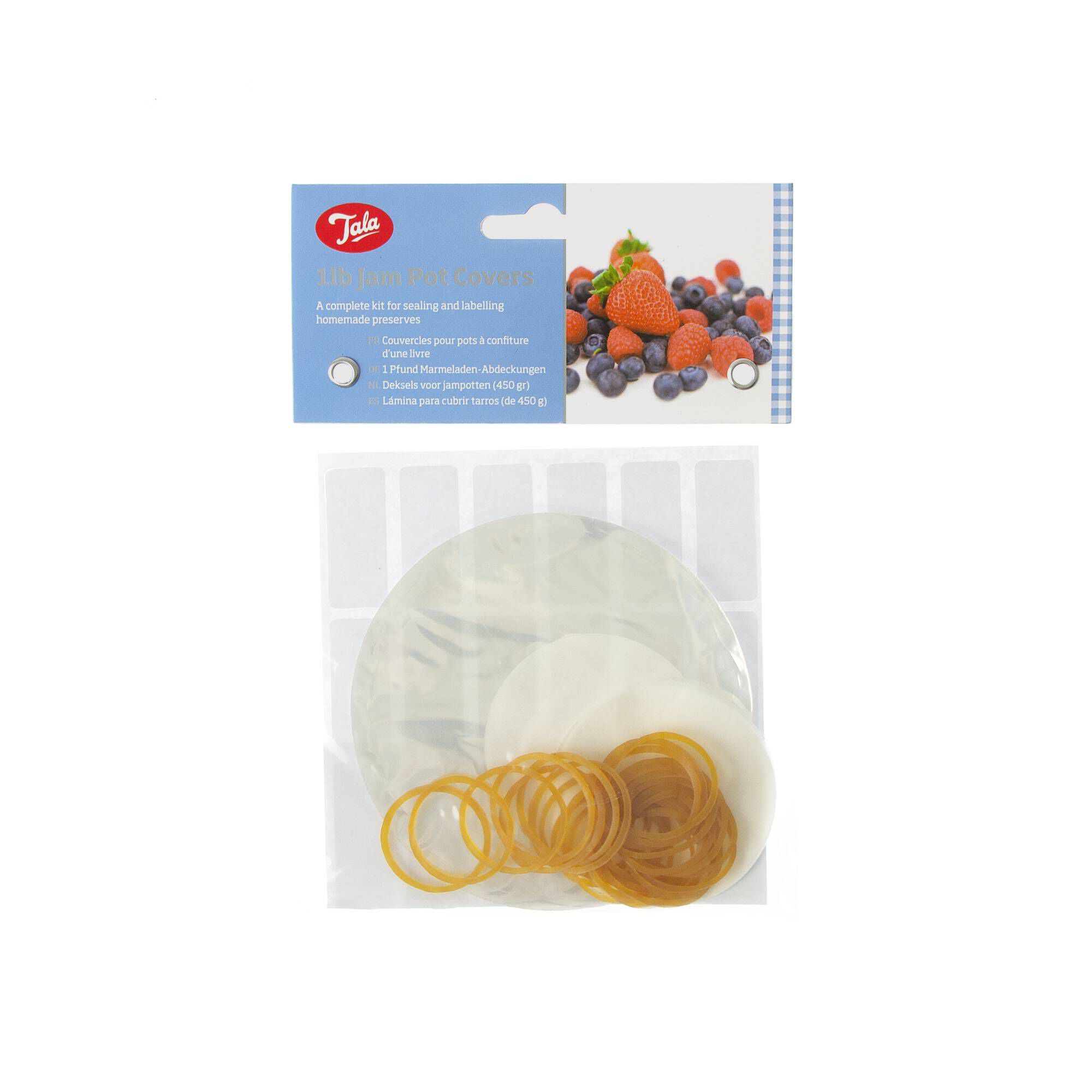 Tala 1lb Jam Pot Cover Kit 24 Pack Hobbycraft