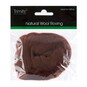 Trimits Chocolate Natural Wool Roving 10g image number 1