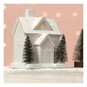 Glazed LED House with Trees 13.5cm image number 1