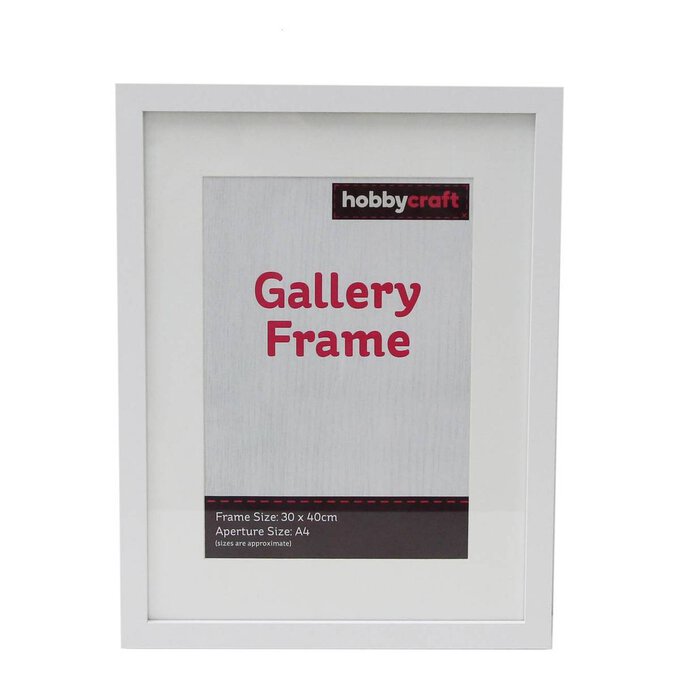 White Gallery Frame 30cm x 40cm image number 1