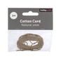 Natural Cotton Cord 1mm x 3m  image number 1