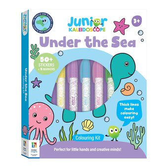 Junior Kaleidoscope Colouring Kit: Under the Sea 