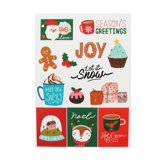 Gingerbread Man Stickers 13 Pack Hobbycraft