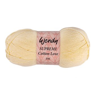 Wendy Cream Supreme Cotton Love DK Yarn 100g 