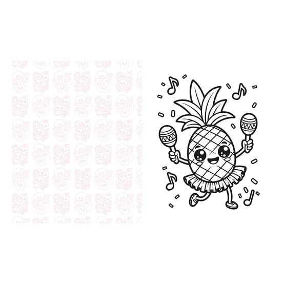 Kawaii Colouring: Fruits and Veggies image number 2