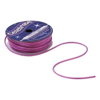 Orchid Lurex Edge Cord 1.6mm x 8m image number 2