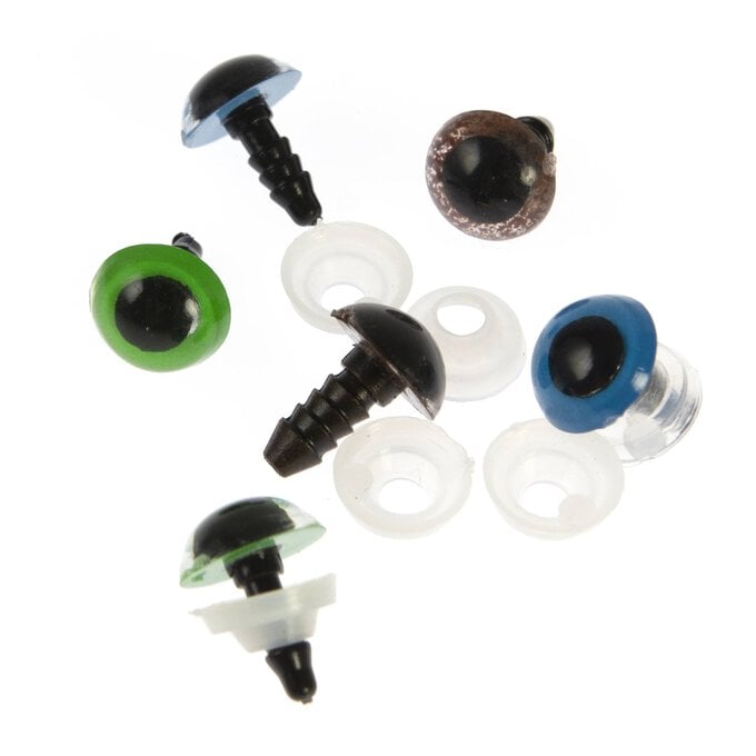 Assorted Toy Safety Eyes 6 Pack
