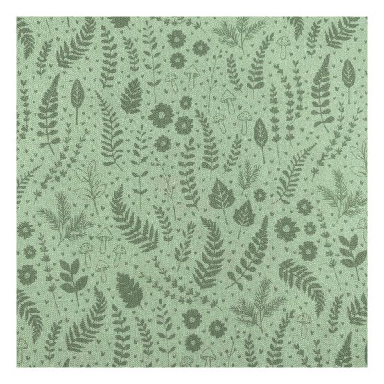 Langdale Valley Green Baysbrown Wood Cotton Fabric by the Metre image number 2