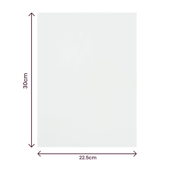 White Self-Adhesive EVA Foam Sheet 22.5 x 30cm image number 5