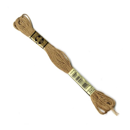 DMC Brown Mouline Special 25 Cotton Thread 8m (840) image number 1