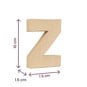 Mini Mache Letter Z 10cm image number 4