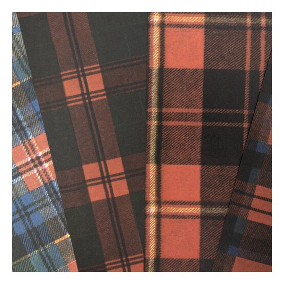 Christmas Tartan A4 Paper Pad 24 Sheets image number 3