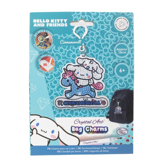 Crystal Art Hello Kitty Cinnamoroll Bag Charm Kit image number 1