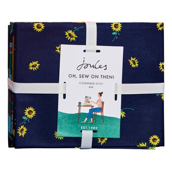 Joules Flowerbed Ditsy Cotton Fat Quarters 4 Pack