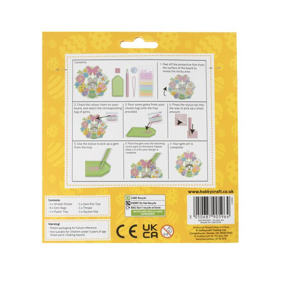 Easter Diamond Art Wreath Kit image number 4