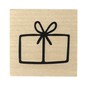 Present Wooden Stamp 3.8cm x 3.8cm image number 3