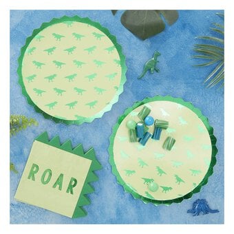 Ginger Ray Roarsome Paper Plates 8 Pack image number 2