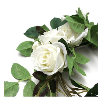 White Rose Garland 1.8m