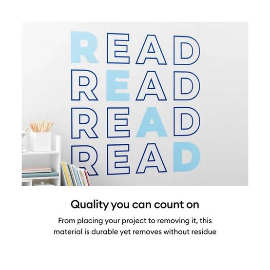 Cricut Silver Premium Removable Vinyl 12 x 48 Inches image number 5