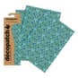 Decopatch Blue and Green Mosaic Paper 3 Sheets image number 1